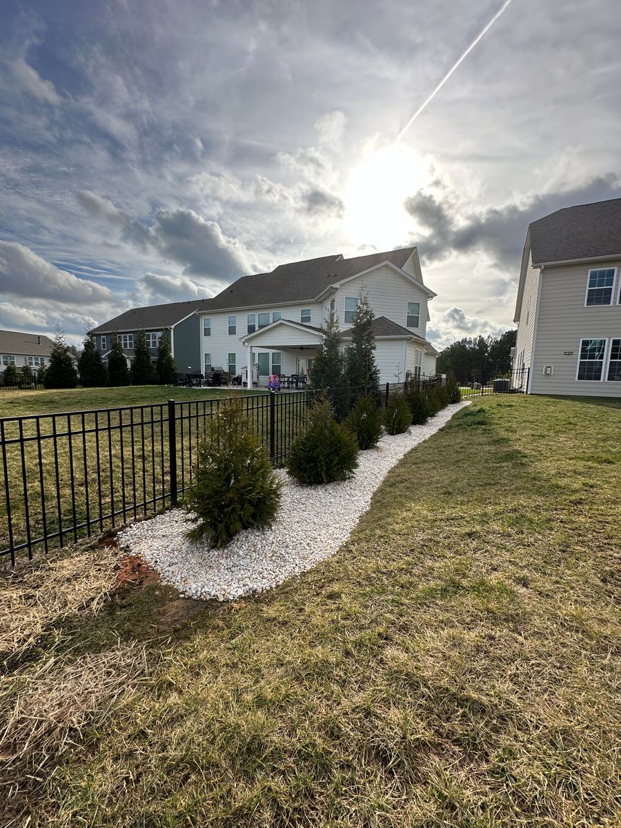 Grading and Excavation for Prosper Landscaping Construction in Concord, NC