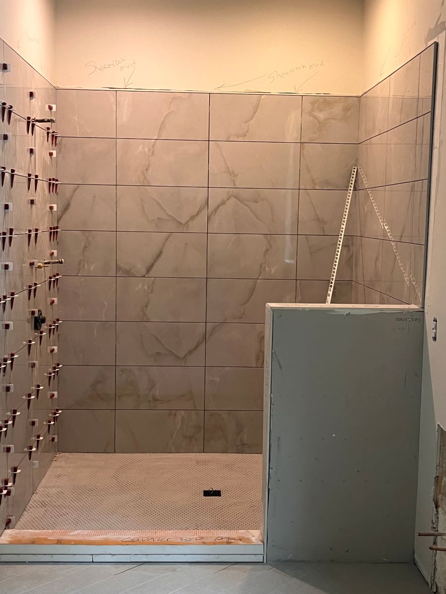 Custom tile work for RAL Construction LLC in Lee County, AL