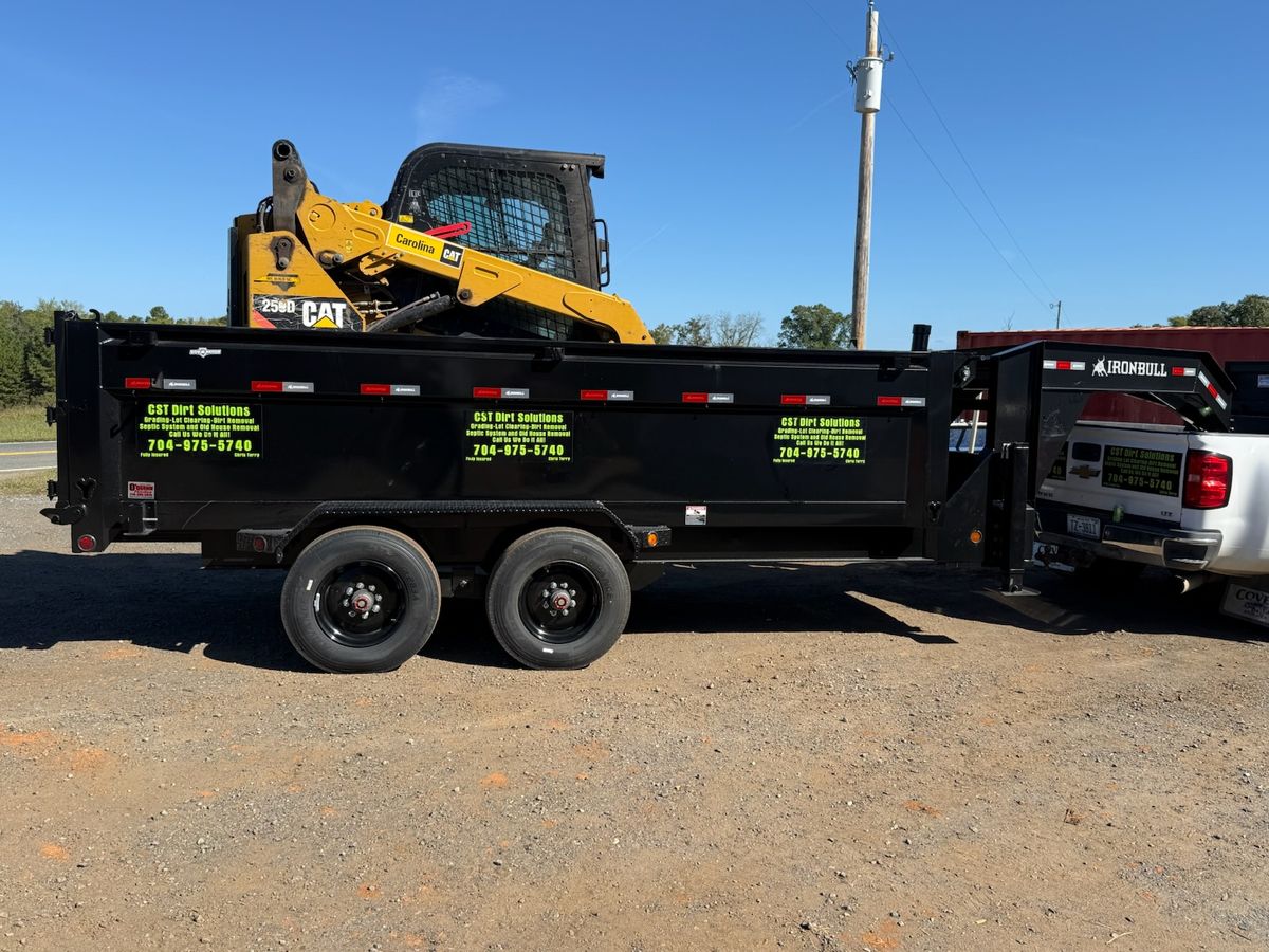 Debris Removal for CST Dirt Solutions in Rowan, NC