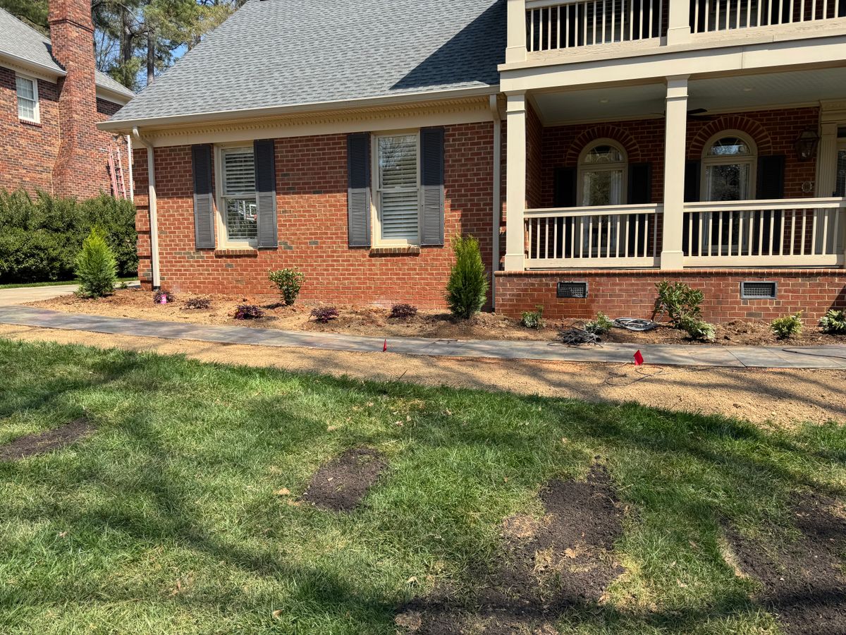 Landscape Installation for Upcycled Landscape and Design in Charlotte, NC