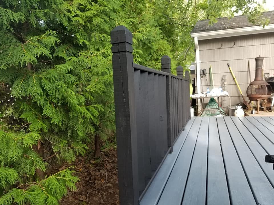 Deck Refinishing for Duraplus Topcoat Painting in New Brighton, MN