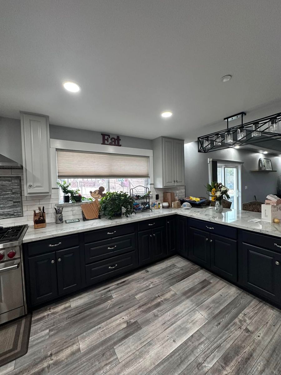 Kitchen and Cabinet Refinishing for Sergio’s Custom Painting in Carson City, NV