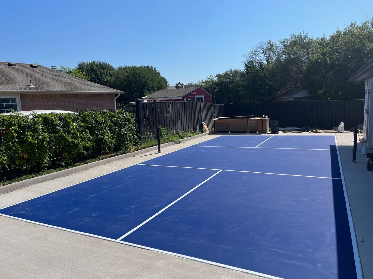 Sports Court Surfacing for EverCoat Surface Solutions in Fort Worth, TX
