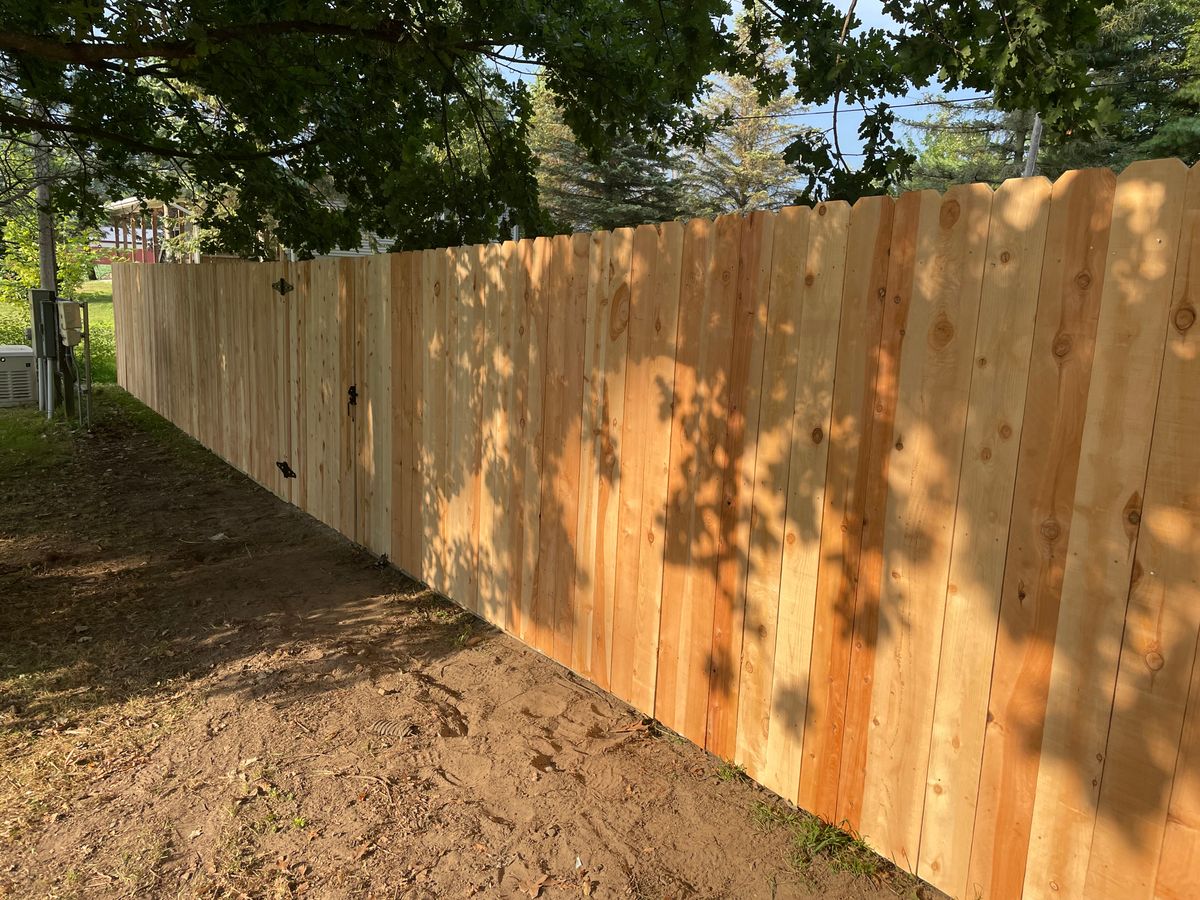 Fence Installation for TMF Services in Lapeer County, MI