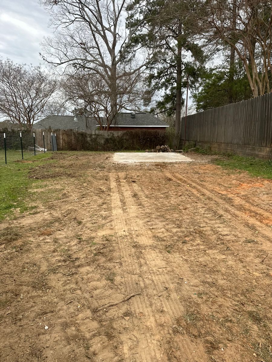 Demolition for Daniel's Dumpsters & Land Improvements in Monroe, LA