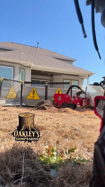Tree Removal for Oakley’s Stump ‘N Grind in Leander, TX