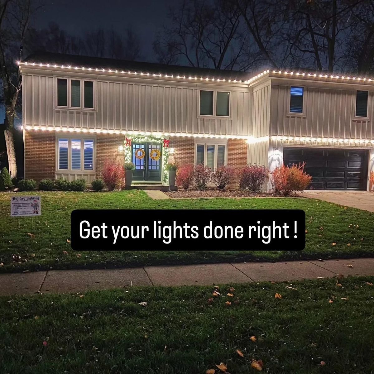 Holiday Lighting for Fence Medic in Arlington Heights, IL