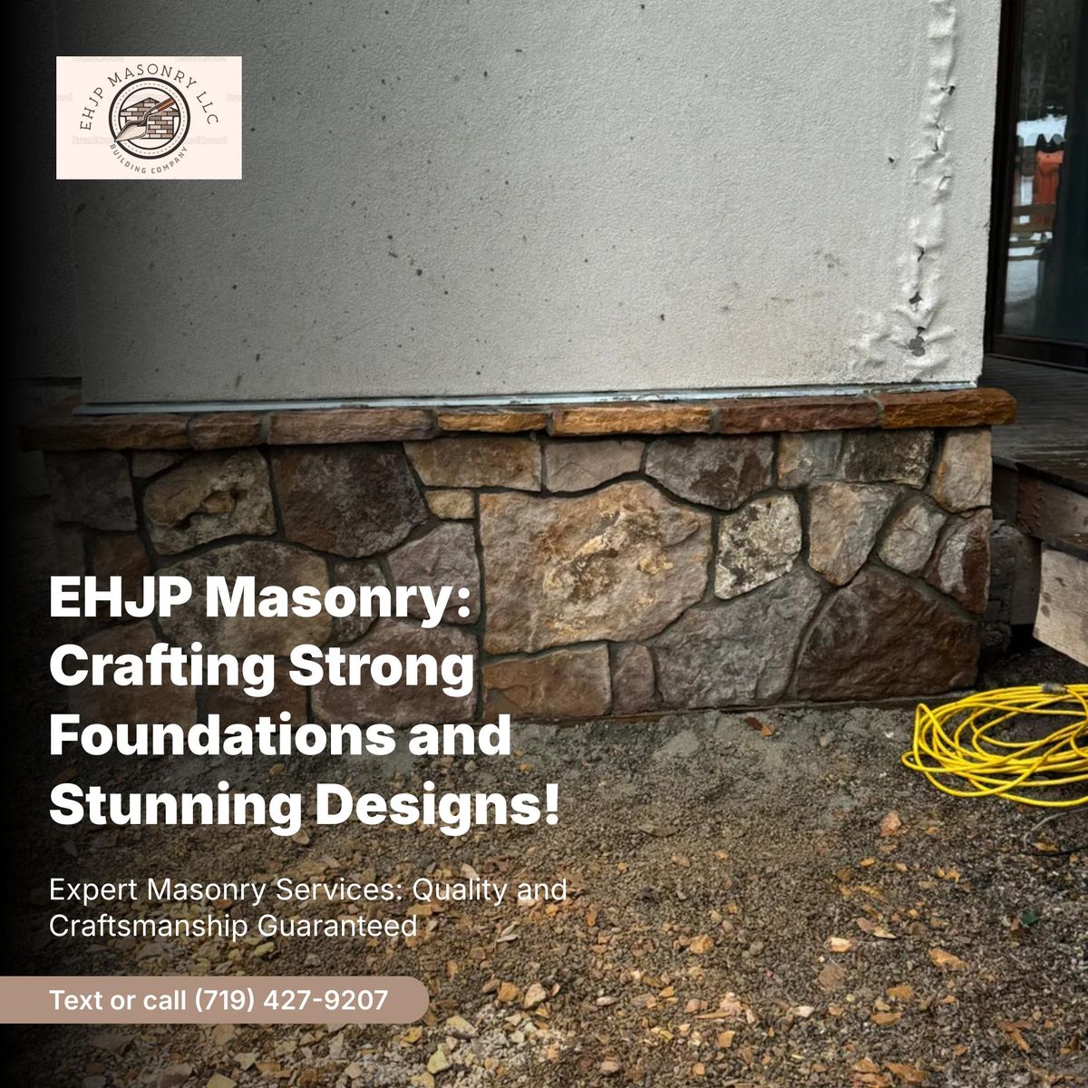 stone work for EHJP Masonry in Silverthorne, CO