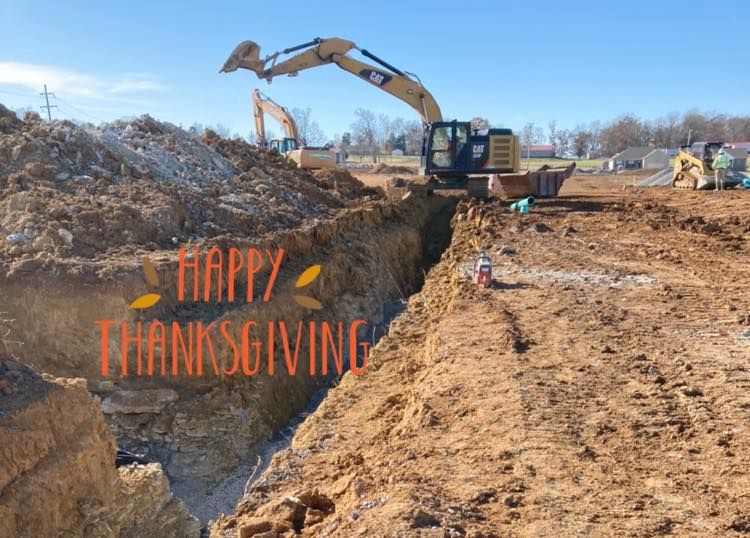 Trenching for Ledbetter Excavation in Shelbyville, TN