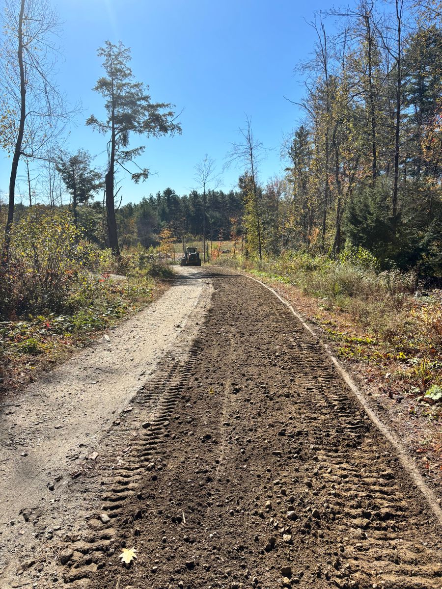 Gravel Road and Parking Lot Maintenance for JKT Contracting in Keene, NH
