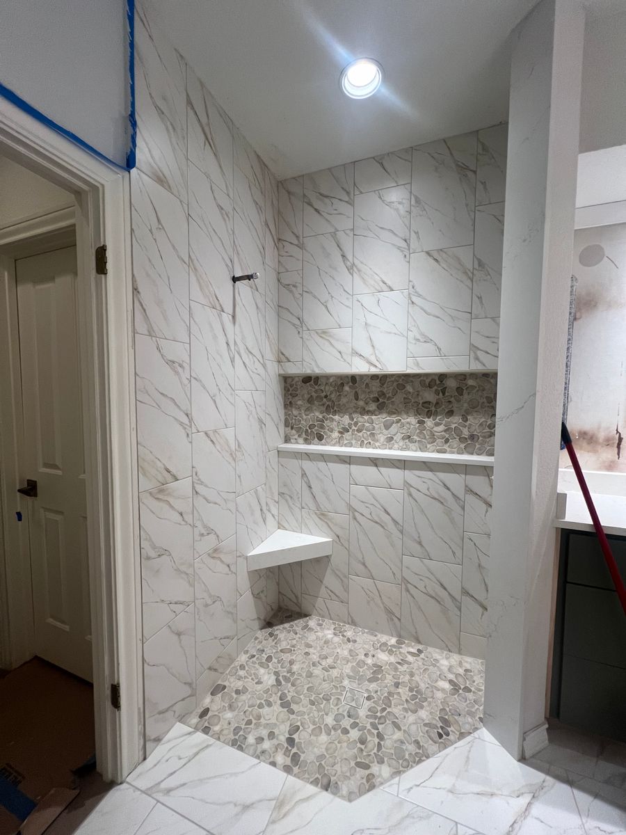Bathroom for Guadalupe Tile Company in New Braunfels, TX