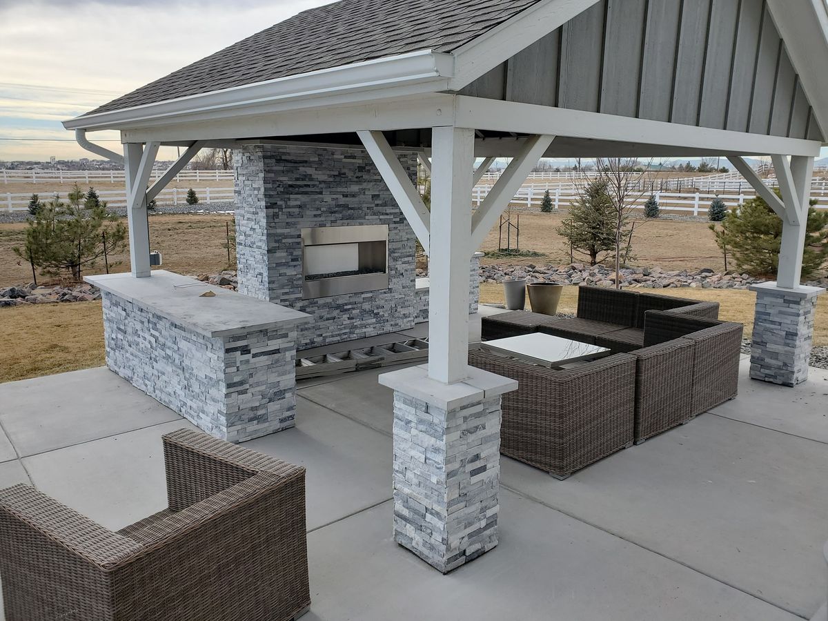 Fireplace, Fire Pits, Pizza Ovens for C. POWERS MASONRY in Loveland, CO