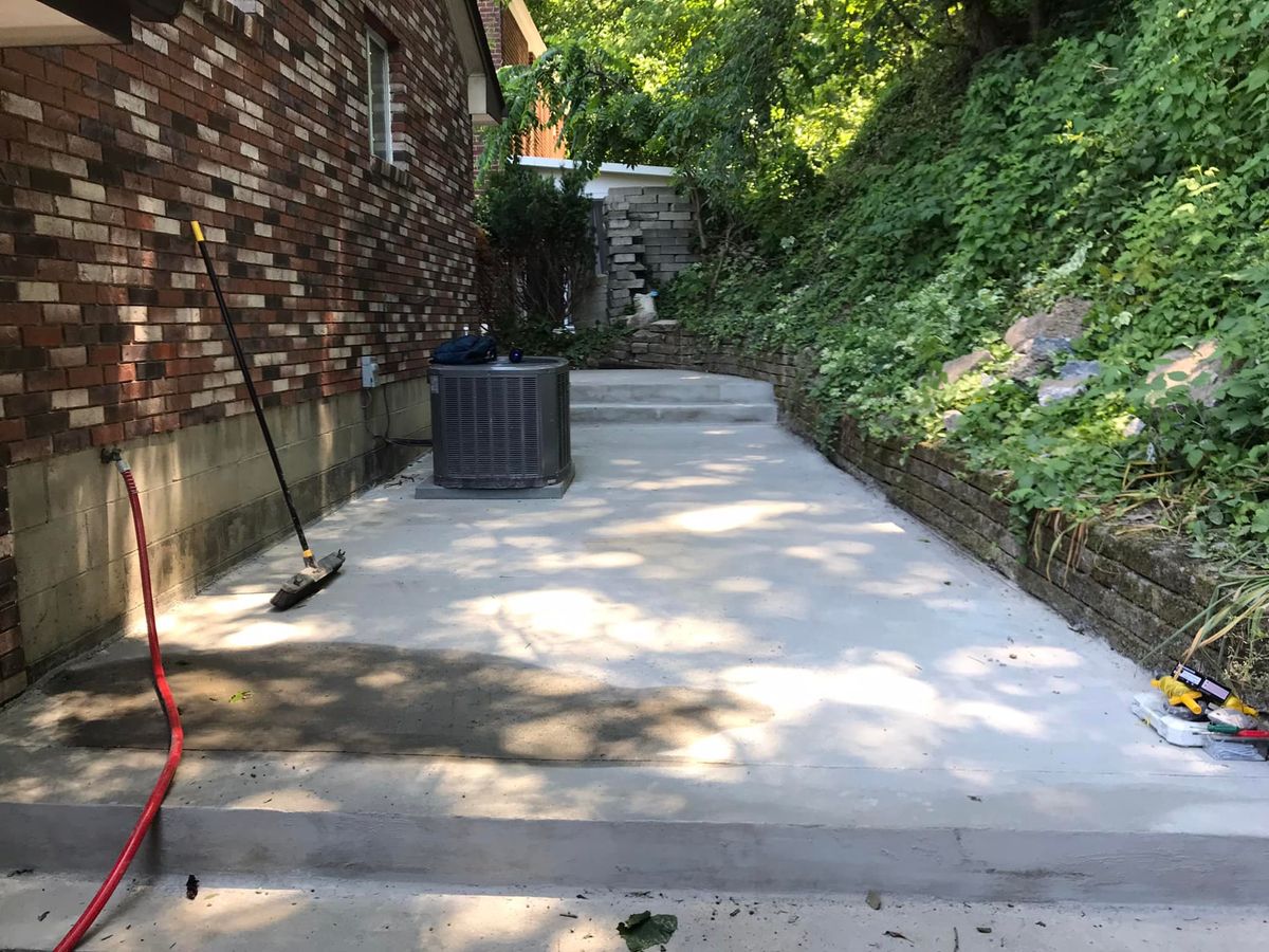 Patio Design & Construction for Bakey's Concrete and Excavating in Pittsburgh, Pennsylvania