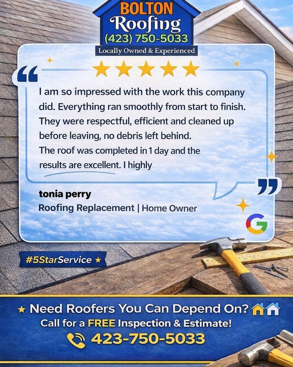 Roofing Repairs for D Bolton Roofing in Dayton, TN