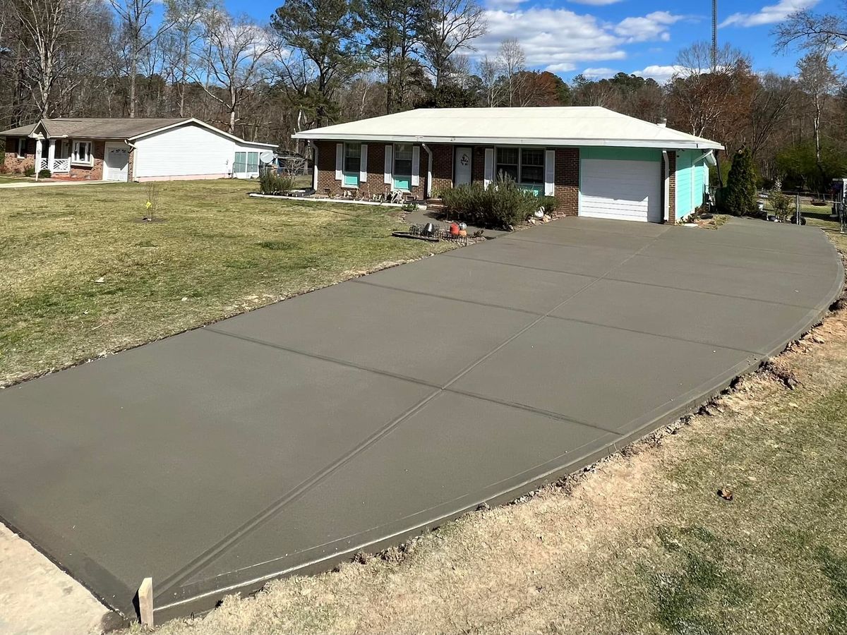 Driveway Construction for H&C Concrete LLC in Raleigh, NC