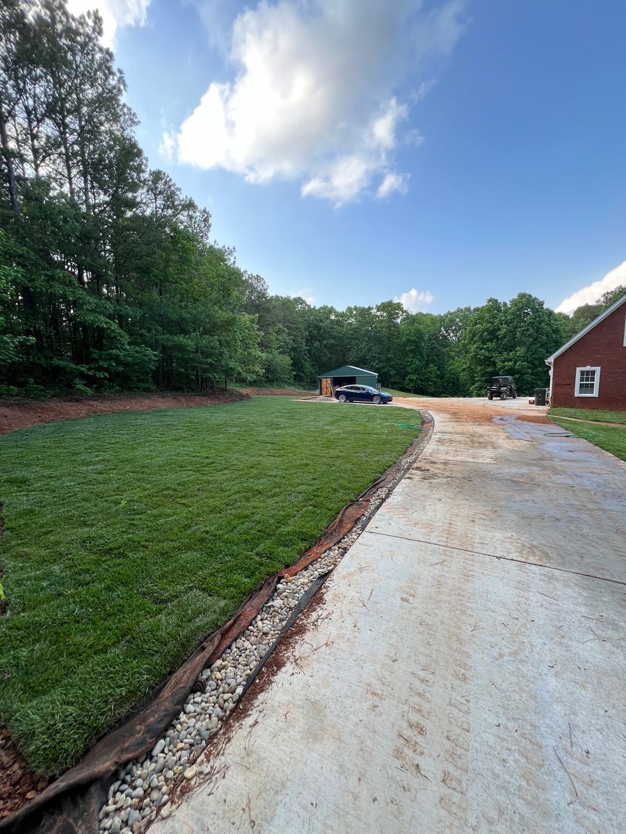 Natural Stone Hardscape for Southern Roots Services in Carrollton, GA