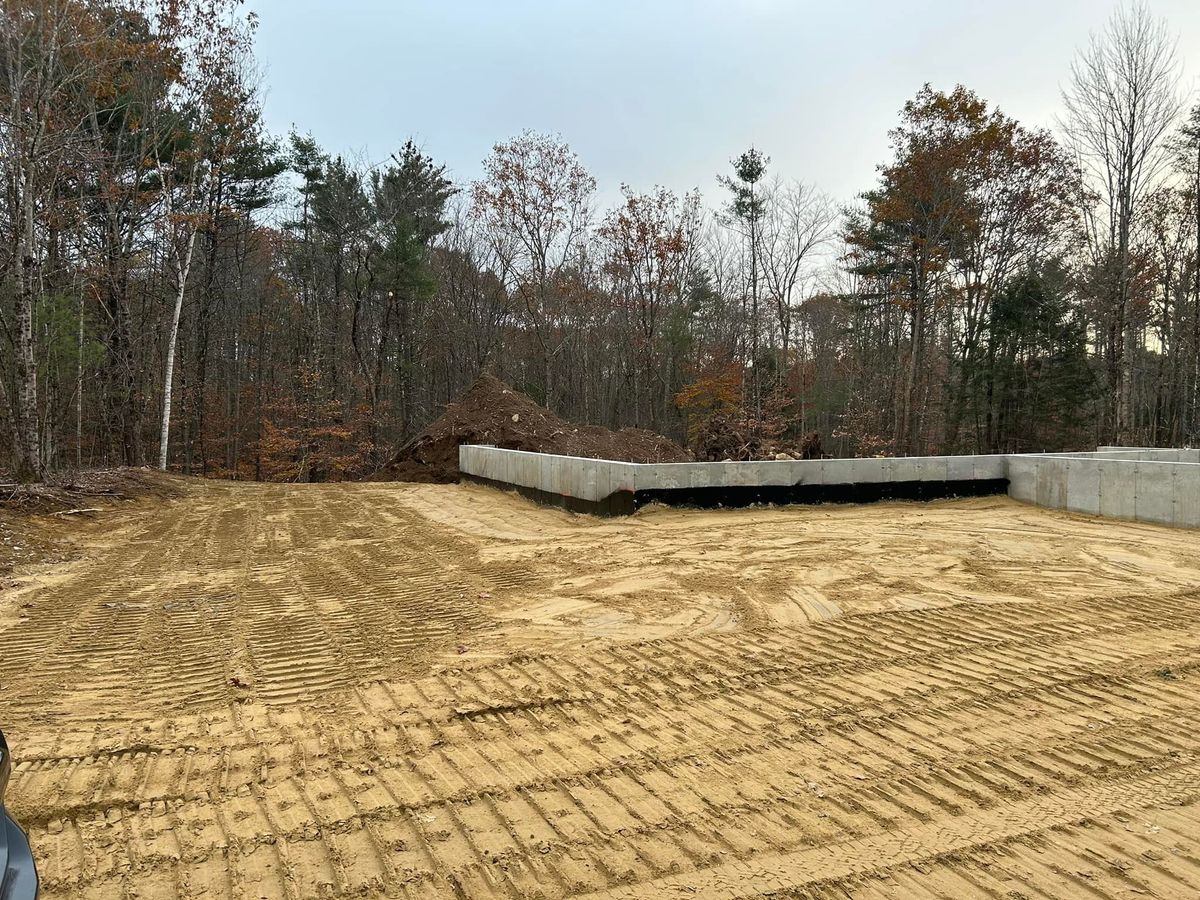 Land Grading for M.J. Merrill & Sons Excavation in Manchester, NH
