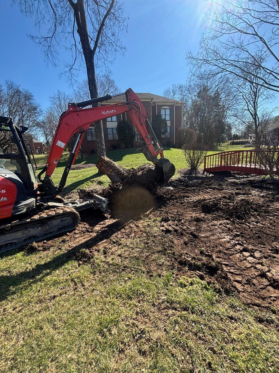 Excavation for TD Dirtworks in Tracy City, TN