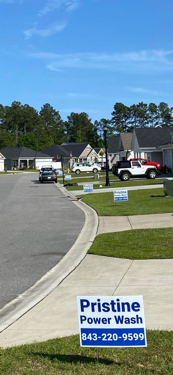 Driveway and Sidewalk Cleaning for Pristine Power Wash Pros in Little Rivers, SC