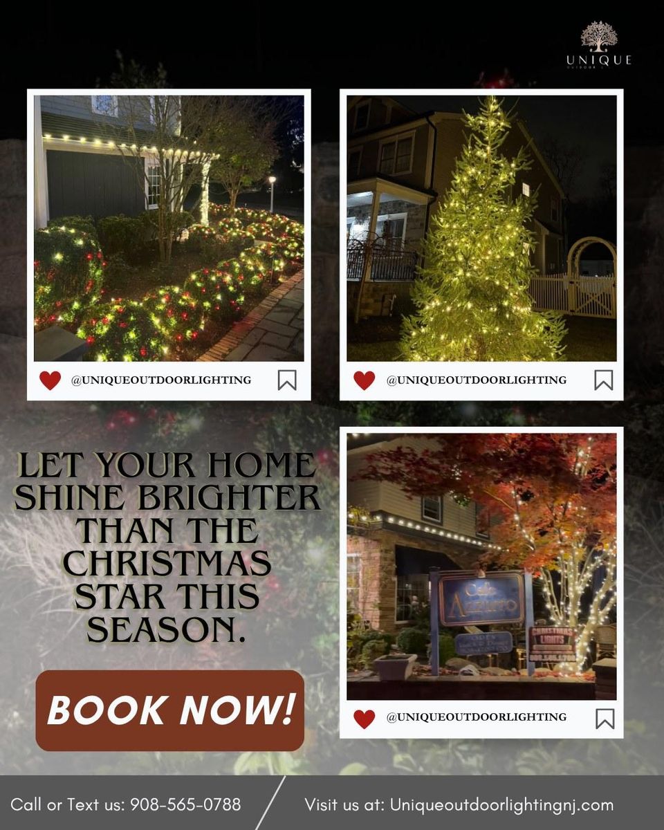 Holiday & Event Lighting for Unique Outdoor Lighting in Short Hills, NJ