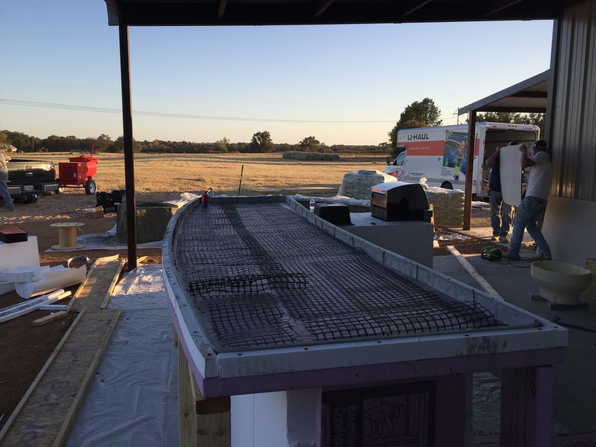 Pool & Patio Restoration for Texas Curb N Borders in Houston, TX