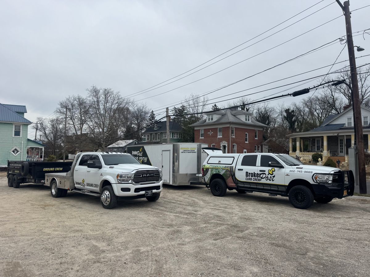 Fall Clean Up for Broker Post Ground Crew in Sussex County, DE