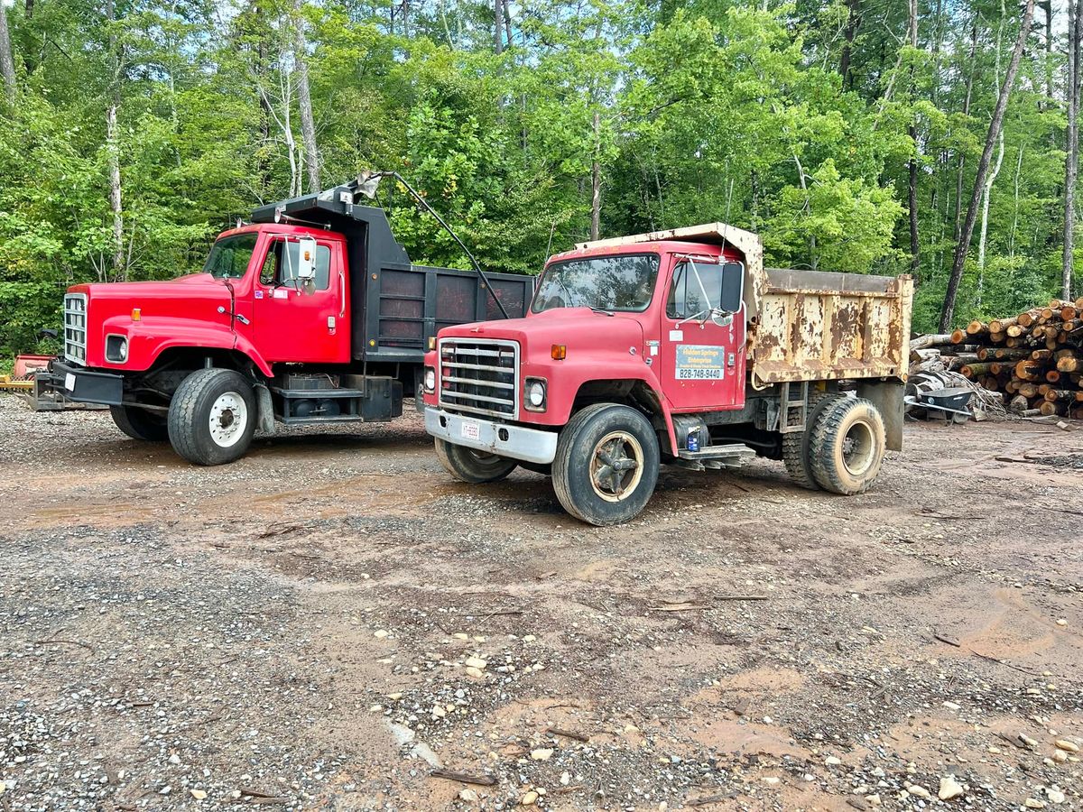 Tractor & Dump Truck Services for Hidden Springs Enterprise in Rutherford, NC