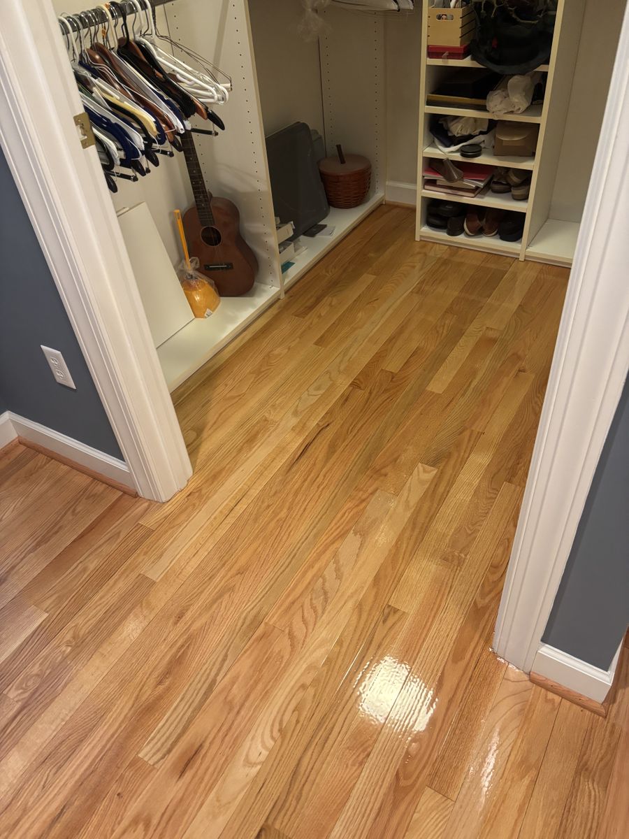 Refinishing hardwood flooring for Jason Tench Flooring LLC in Richmond, VA