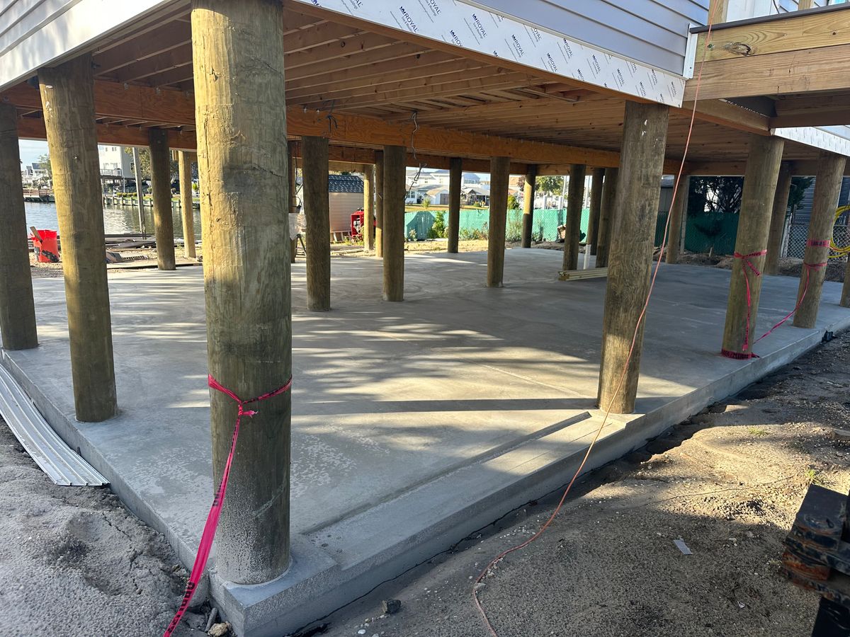 Concrete Driveway Installation for DiDaniele Masonry in Tuckerton, NJ