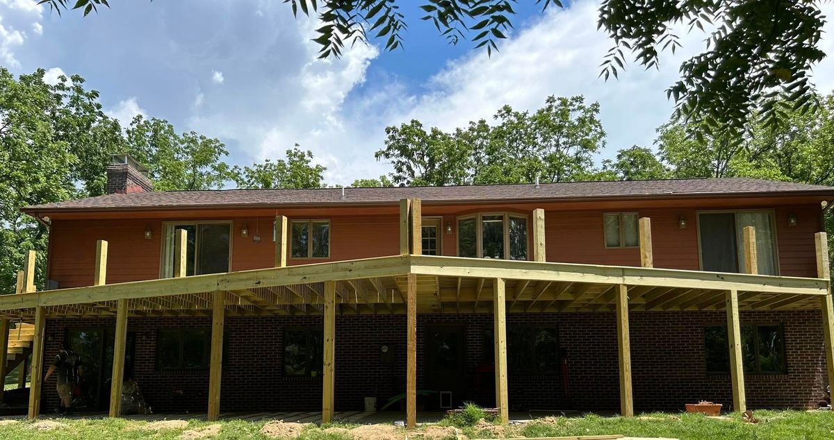 Deck & Patio Installation for E&H Contracting in Staunton, VA