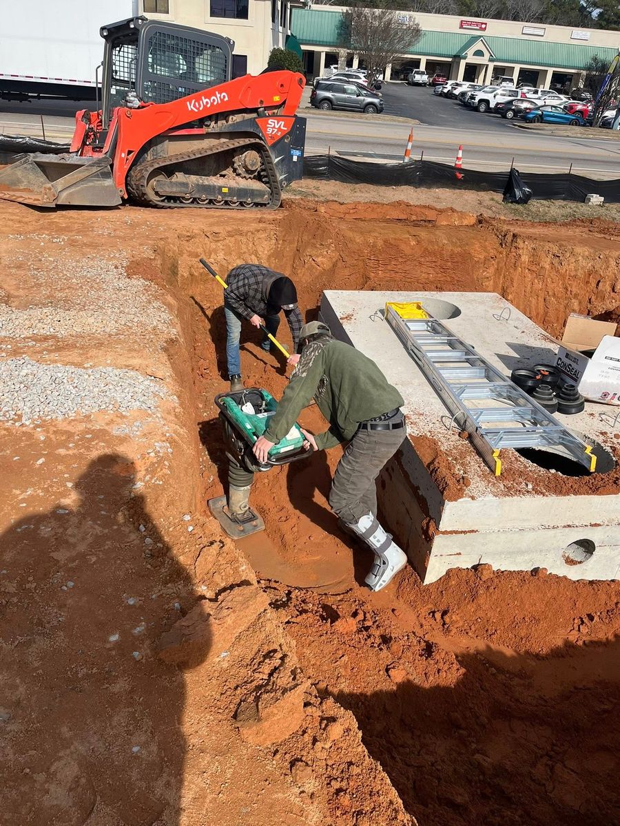 Sewer & Water Lines for Touchberry Clearing & Grading Llc. in Columbia, South Carolina