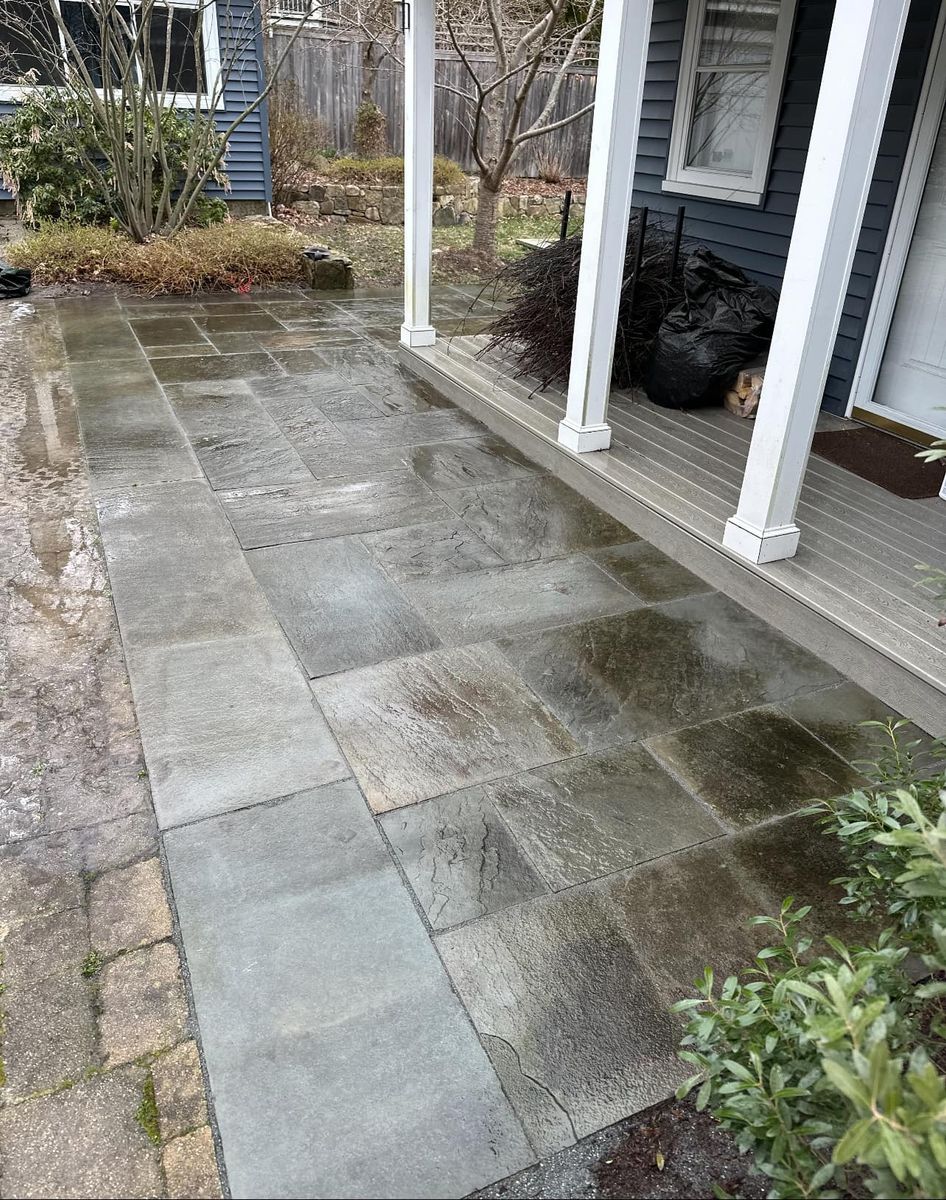 Patio Design & Construction for Gonsalves Masonry & Construction in Maynard, MA