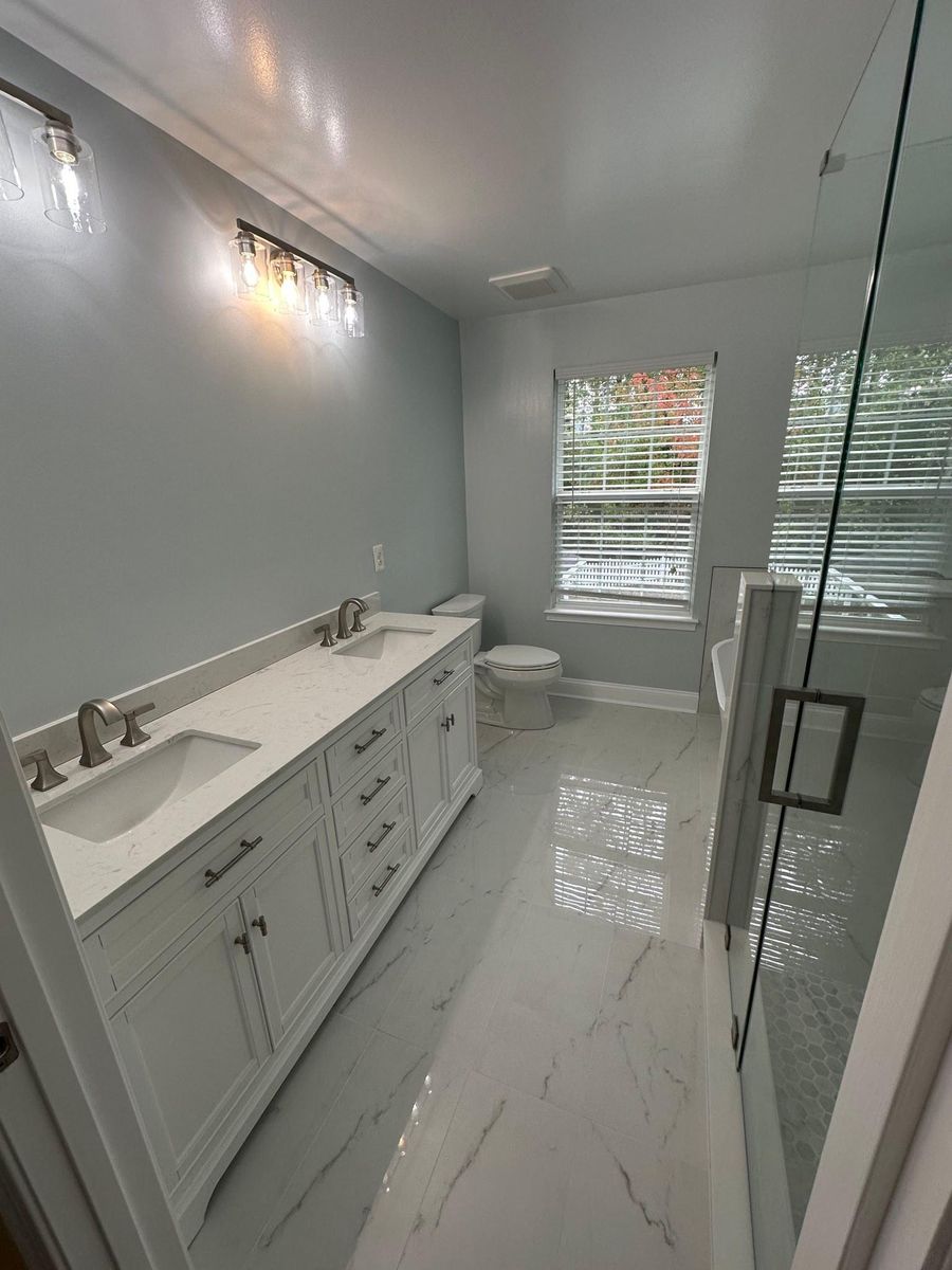 Bathroom Renovation for Aquia Construction, LLC  in Stafford County, VA