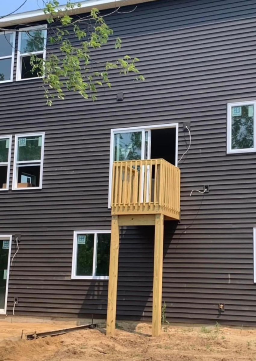 Deck & Patio Installation for LCP Property Management  in Windham, NH