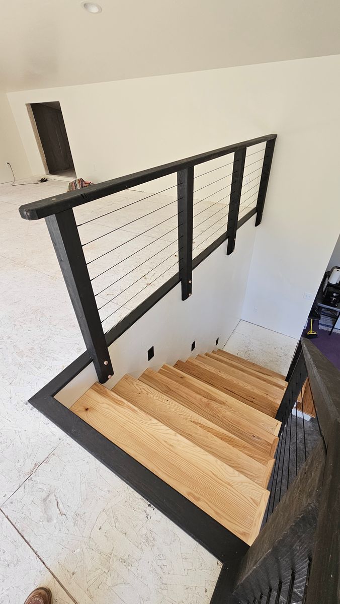 Custom Stairways for Timber Concepts  in Oconto, WI