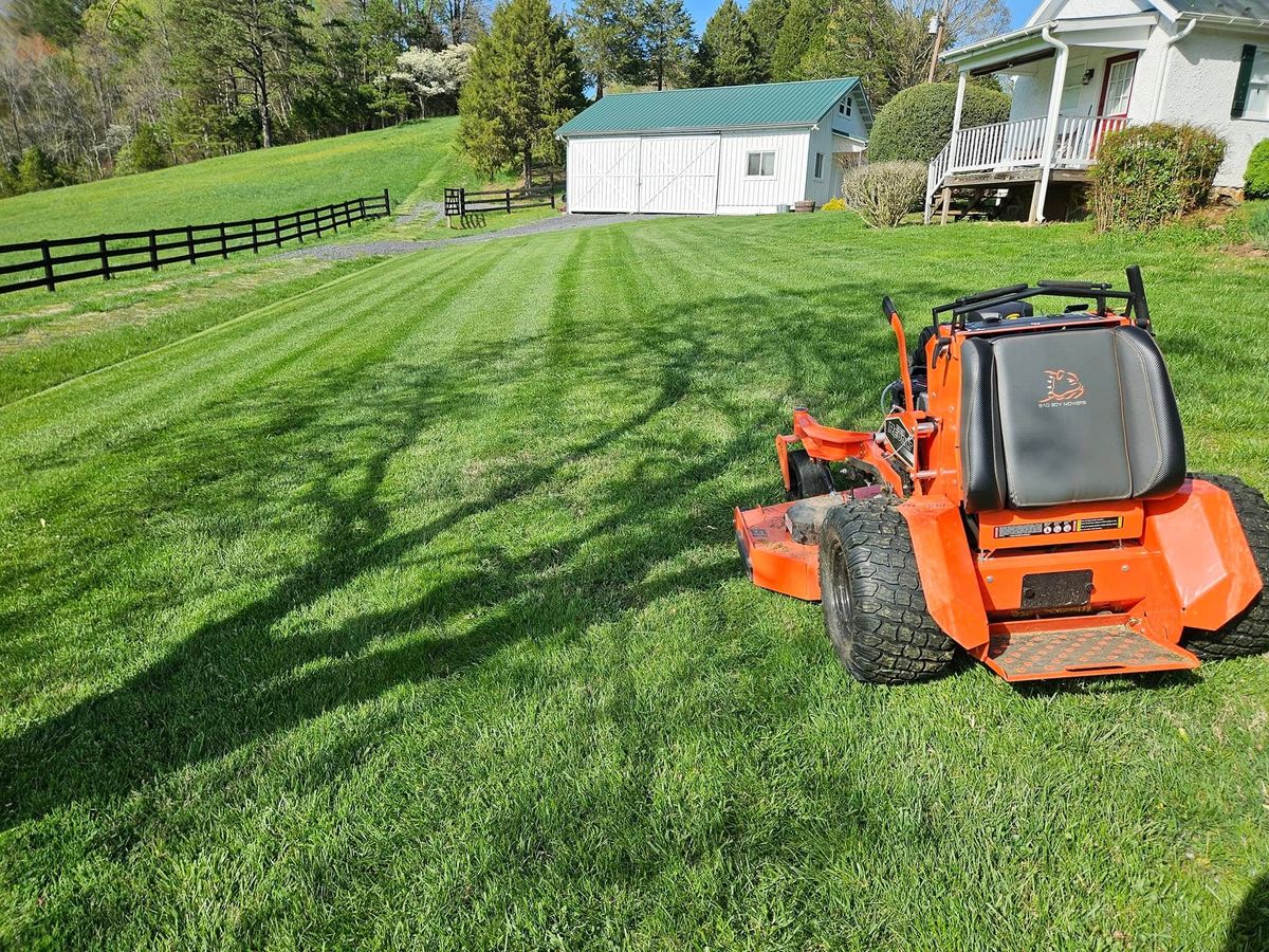 Mowing for Browns Grounds in Culpeper, VA