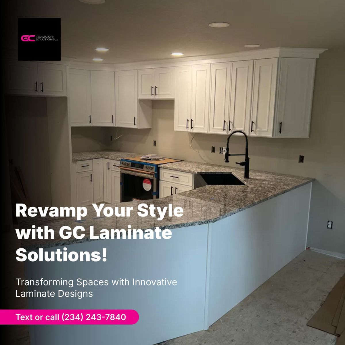 Granite, quartz and Cambria for GC Laminate Solutions in Lordstown, OH