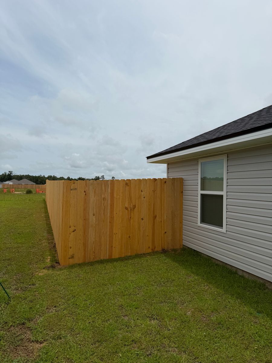 Fence Installation for Forrest Fencing in Pensacola, FL