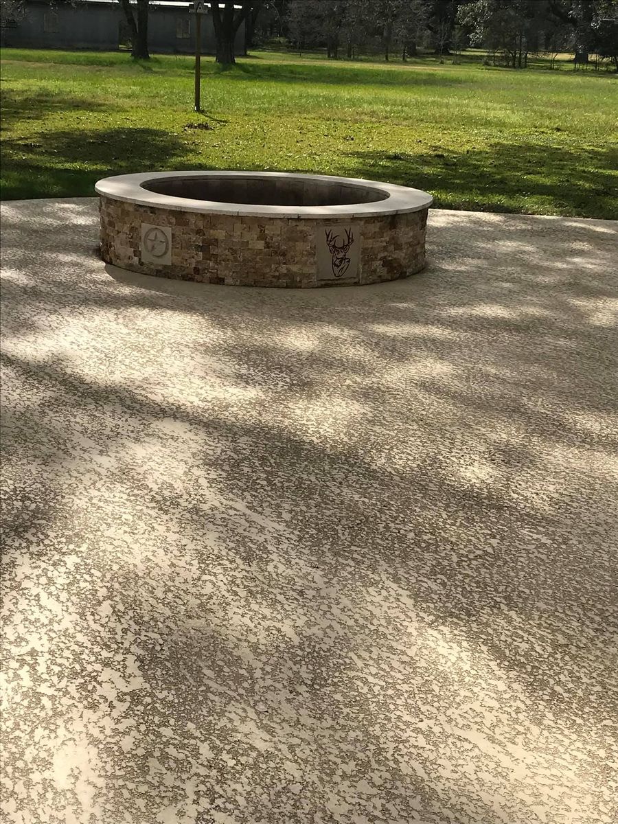 Patio Design & Installation for HH Vaclavick Construction in Wharton County, TX