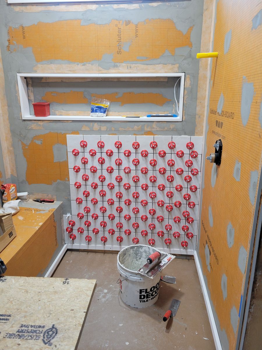 Tile Installation for GVL Renovations in Greenville, SC