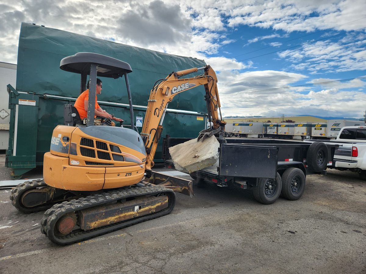 Debris Removal for Model A Excavating in Spokane Valley, WA
