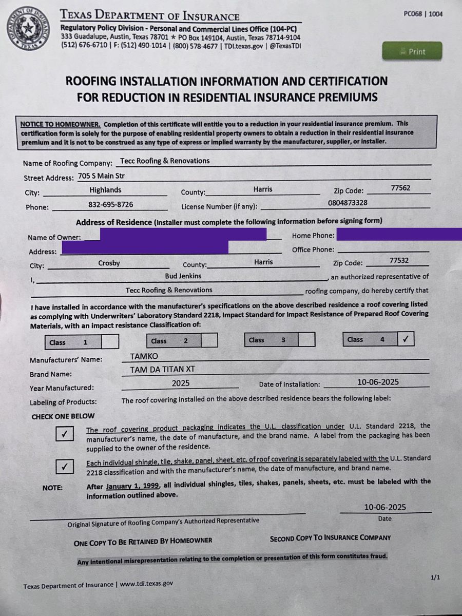 Commercial Services for TECC Roofing & Renovations in Harris County, TX