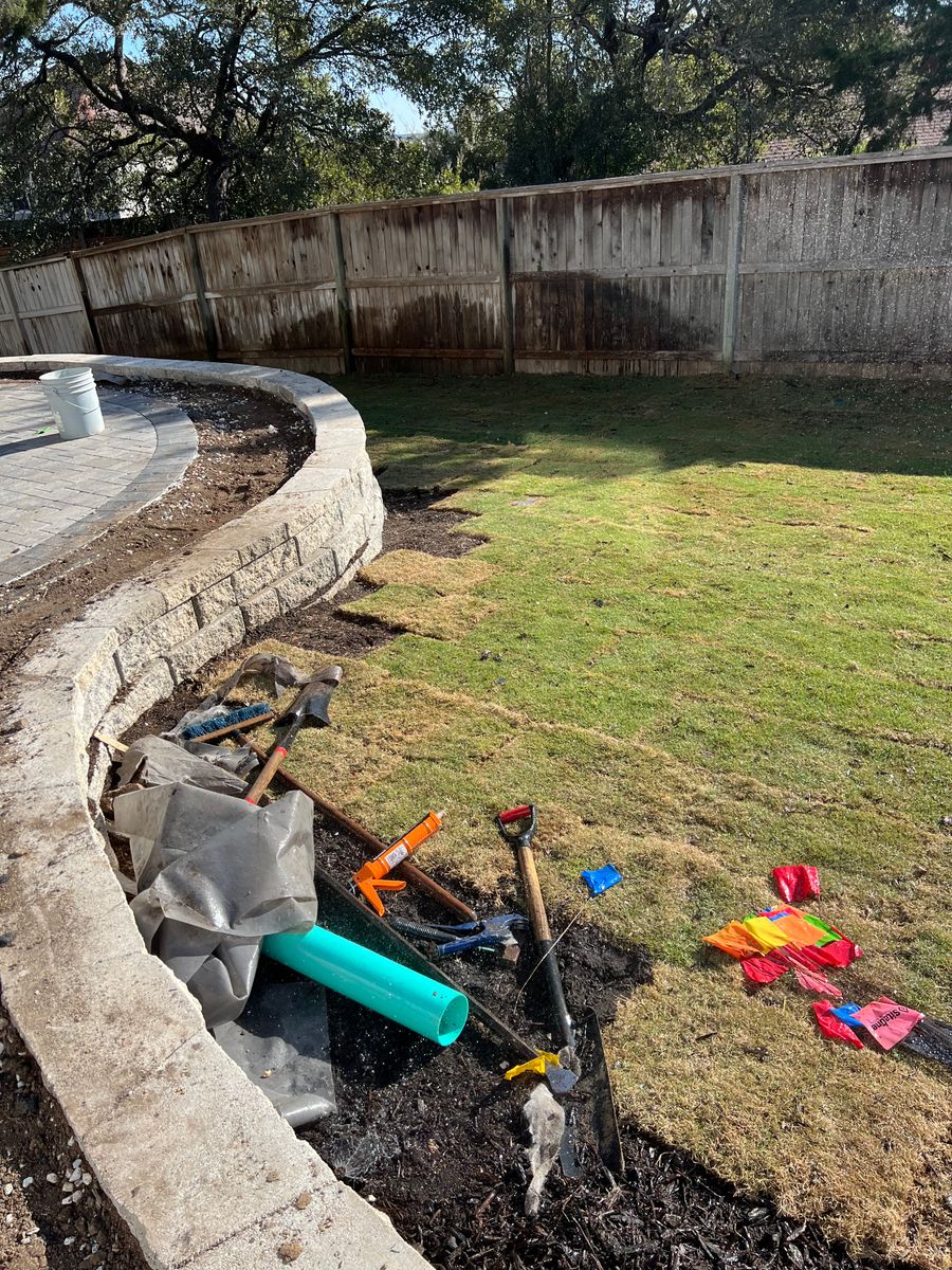 Mulch Installation for DR Landscape in San Antonio, TX