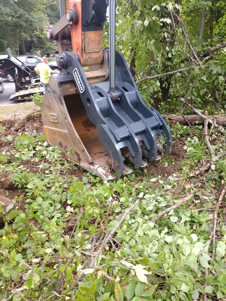 Land Clearing for MJS Excavating in Hardwick, MA