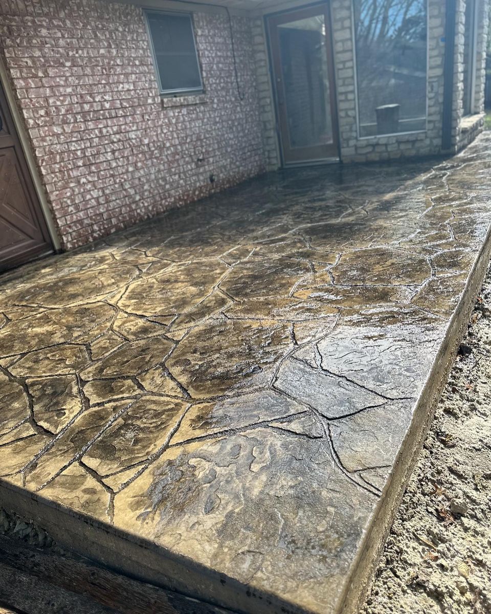 Patios for G2 Custom Concrete in Dallas, TX