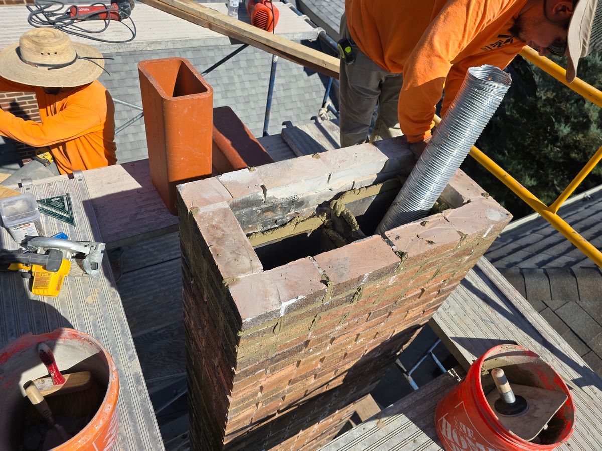 Brickwork for JM Restoration LLC. in South Milwaukee, WI