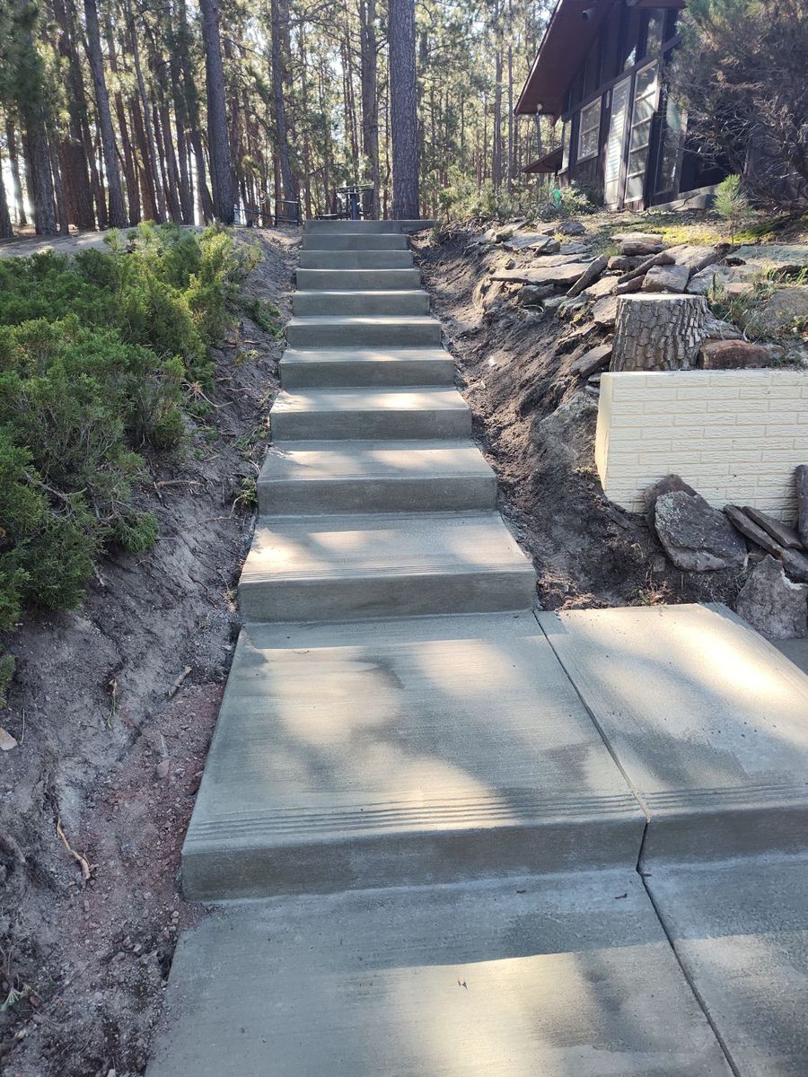 Stair Design & Installation for Co Custom Concrete and Overlays in Colorado Springs, CO