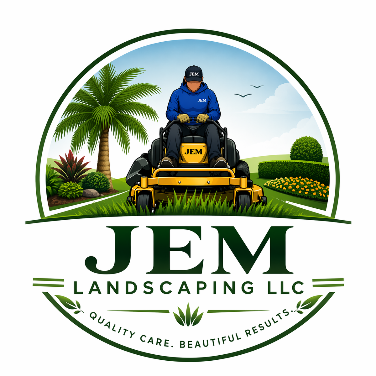 Mowing for Jem Landscaping in Wendell, NC