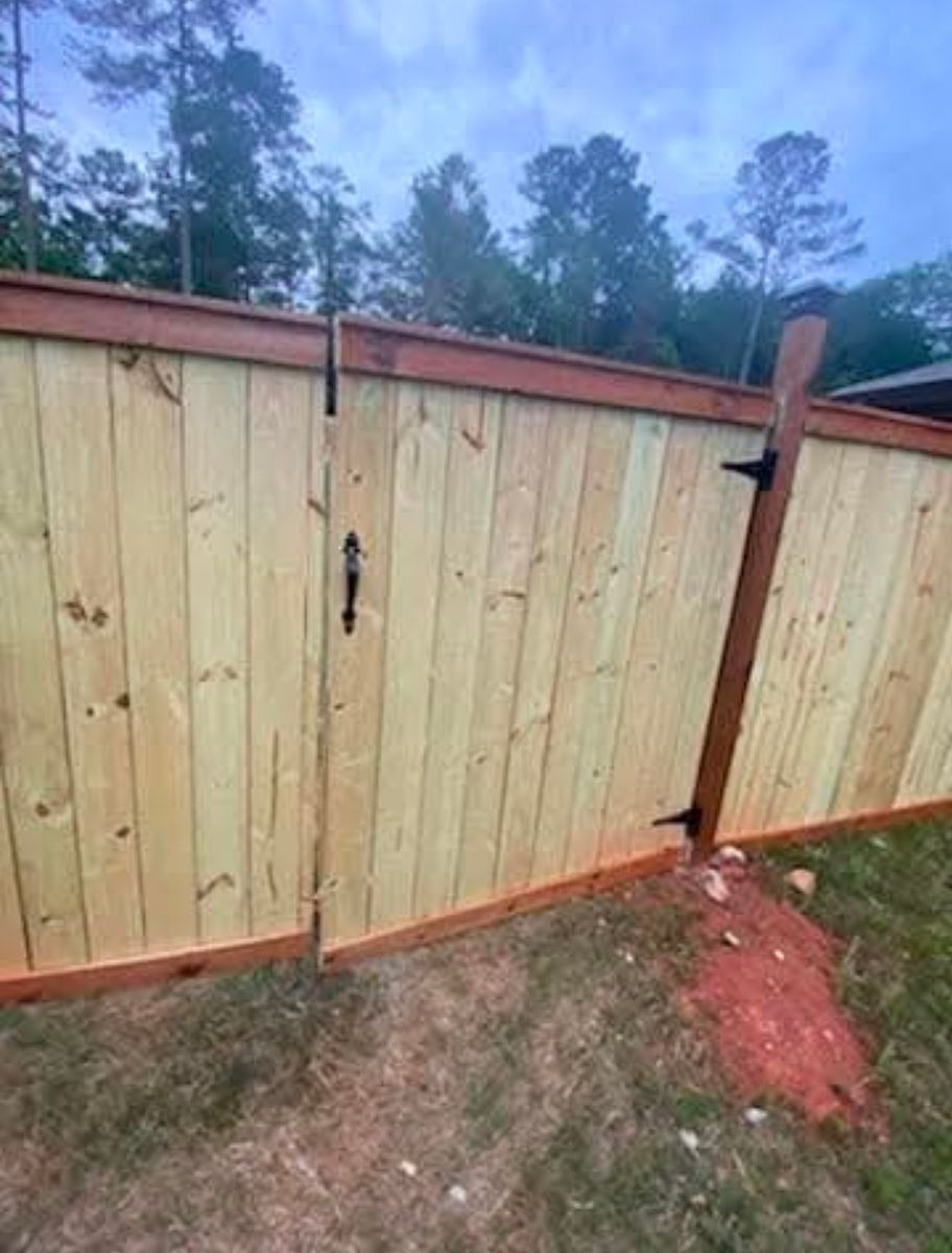 Fencing for All Out Construction in Atlanta, GA