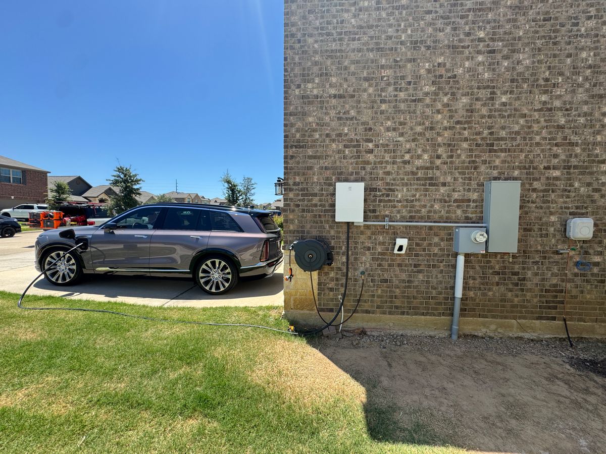 EV Charger Installation for Galev Electric in Prosper, TX